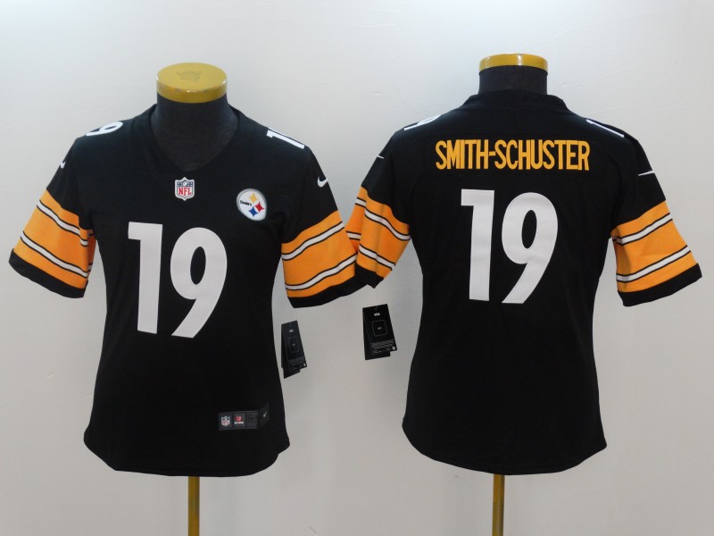 Women Pittsburgh Steelers #19 Smith-Schuster Black Nike Vapor Untouchable Limited NFL Jerseys->dallas cowboys->NFL Jersey